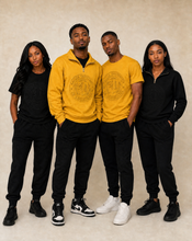 90s Nostalgia Embossed XULA Crest Quarter-Zip